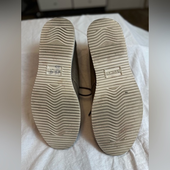 Toms Preston Toffee Coated Line brown rounded toe Shoe Size Men 8.5 SKU10011587 - Picture 8 of 10